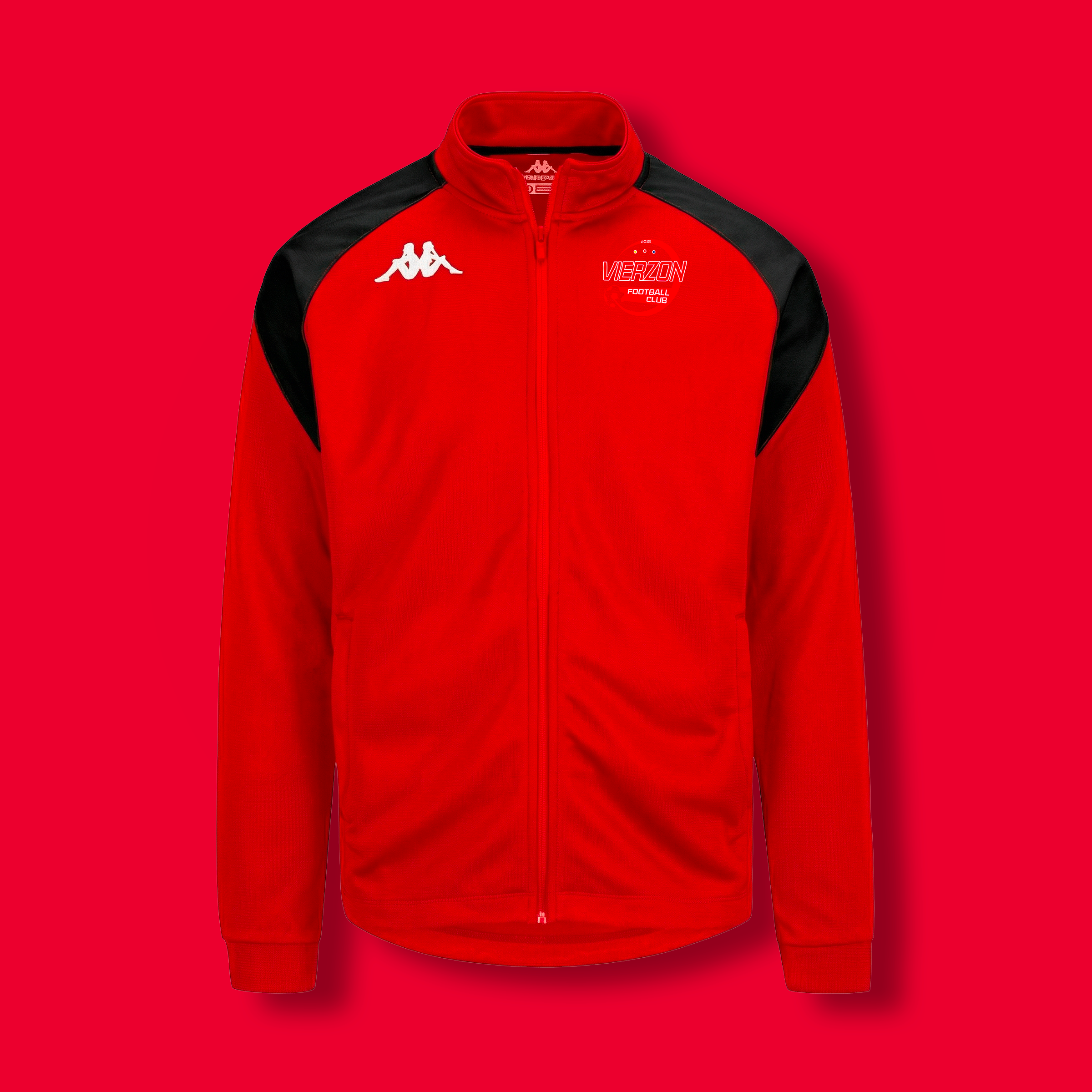 Veste Rouge de Sortie – Survêtement Adulte